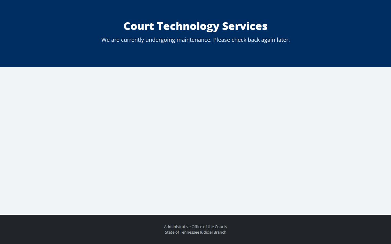 Tennessee court-record access limits relevant to Rhea County bench warrant records