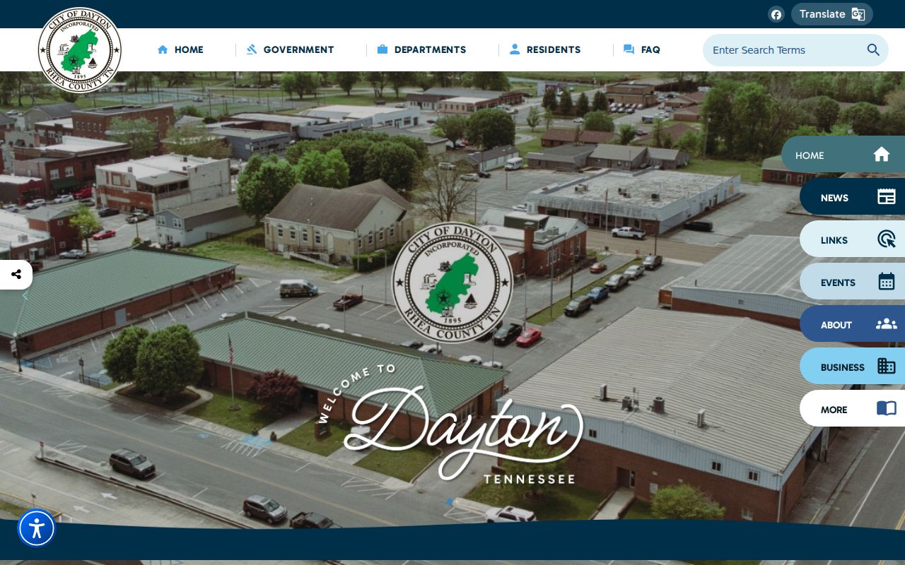 Dayton municipal court information for Rhea County municipal warrant records