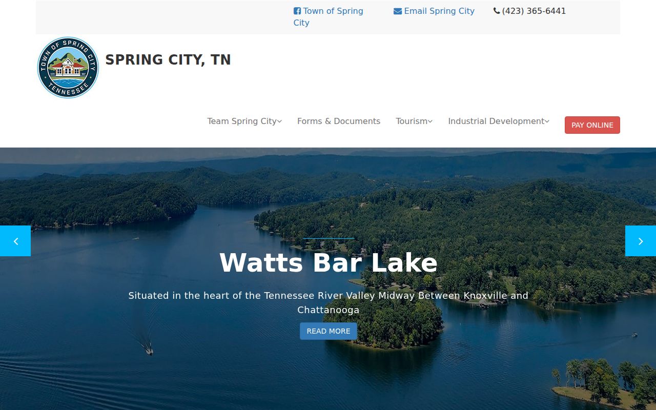 Spring City official municipal site for city warrant records contact and notices