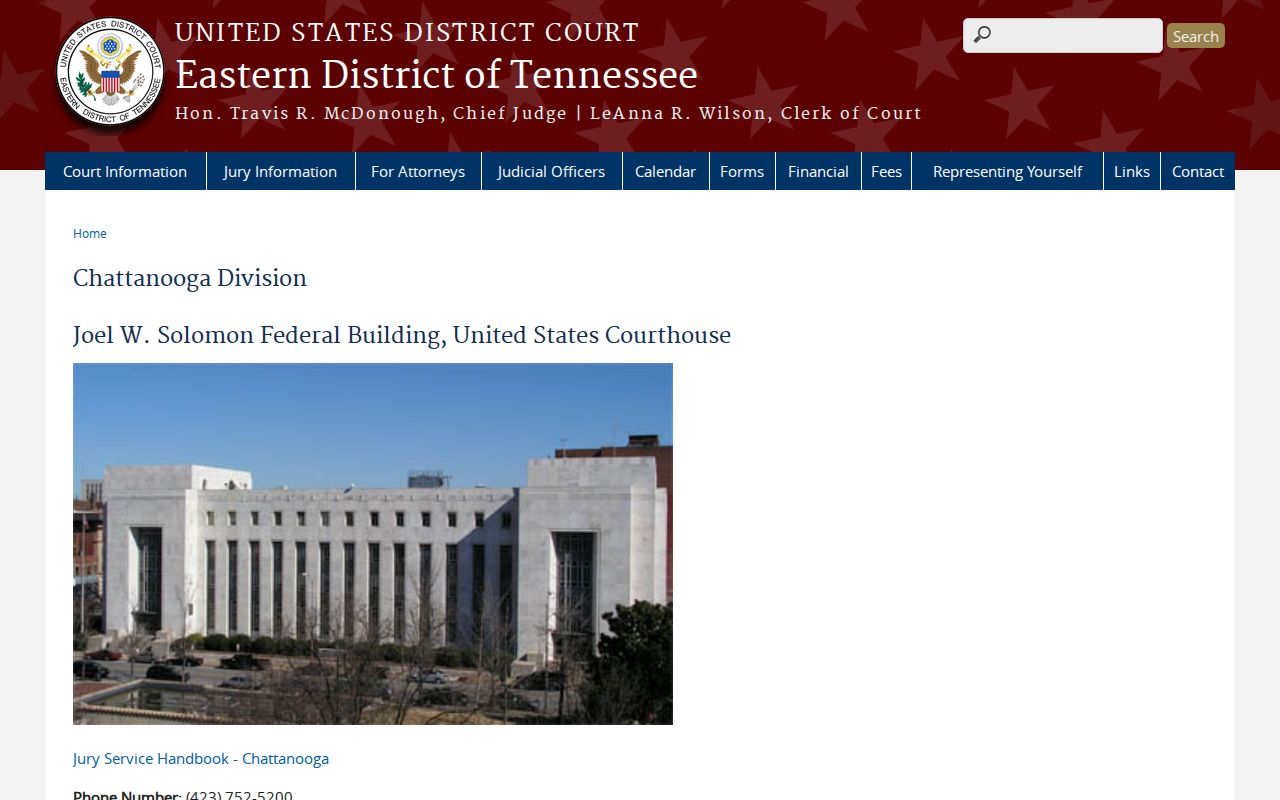 Rhea County arrest warrant questions routed to the Eastern District of Tennessee court